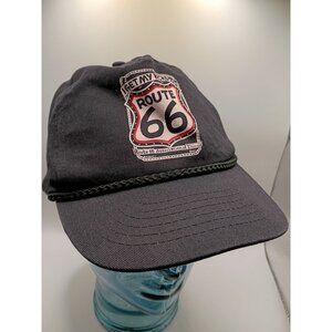 Vintage KC Caps Route 66 Illinois Snapback Cap Braided Trim